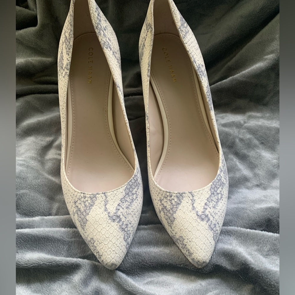 Cole Haan Snake Skin Pumps